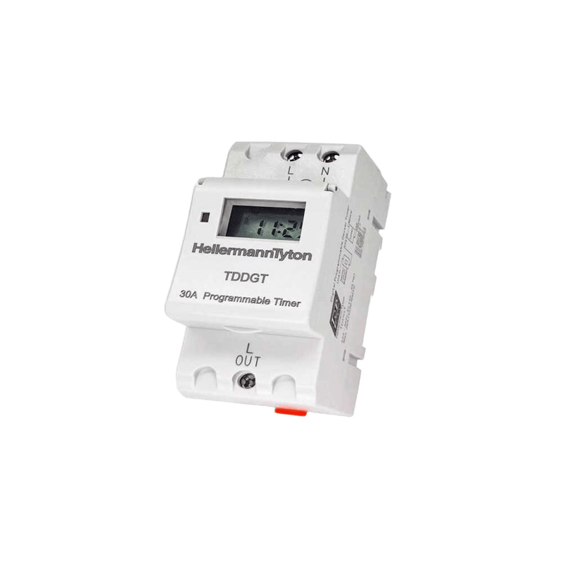 7-Day Digital Timer (20A) for Geyser - DIN Rail Mounted