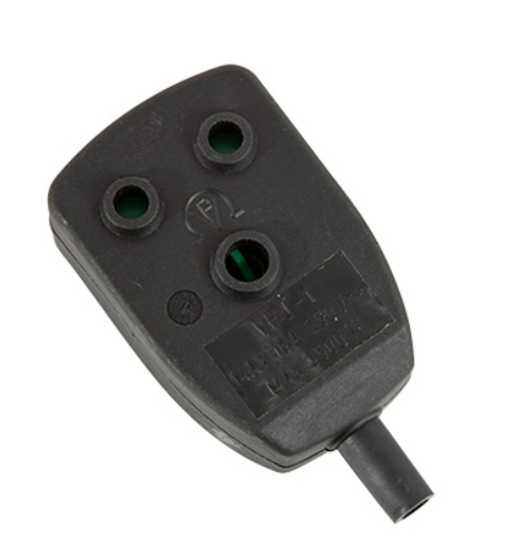 Janus Coupler - 2 × 16A Black PVC