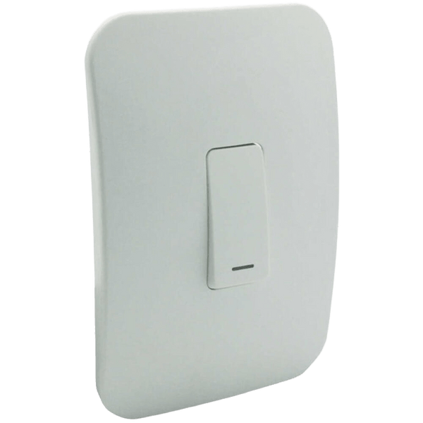 Veti 1 - 1 Lever Bell Press Switch White
