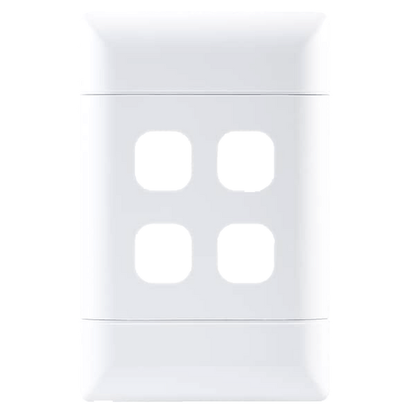 NEU 4 Lever Grid Plate 4×2 - White