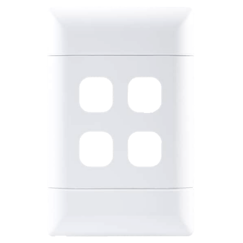 NEU 4 Lever Grid Plate 4×2 - White
