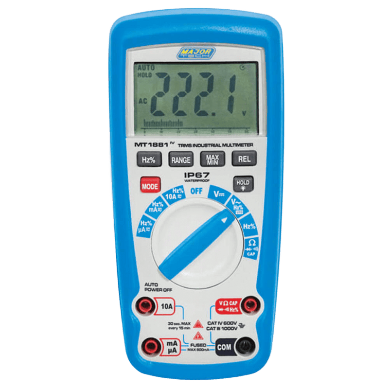 1000V AC/DC IP67 True RMS Multimeter