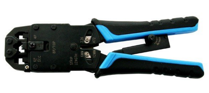 TLC11 Dual-Module RJ11/RJ45 Crimping Tool with Stripper