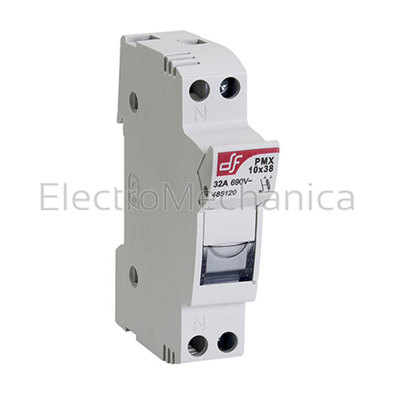 DF 1P 32 A Fuse Holder 10×38 mm 1000 V DC (gPV, Single Pole)