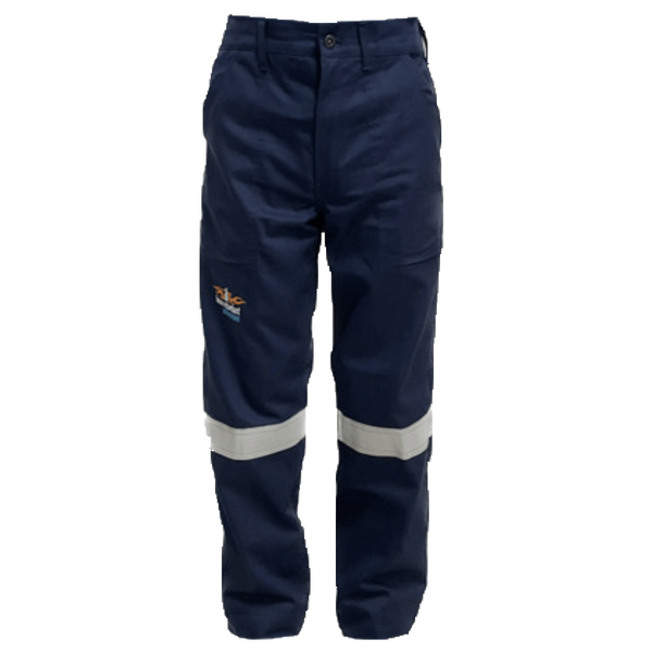 Flame Retardant & Acid Resistant Overall Pants with Reflective Tape - Size 28