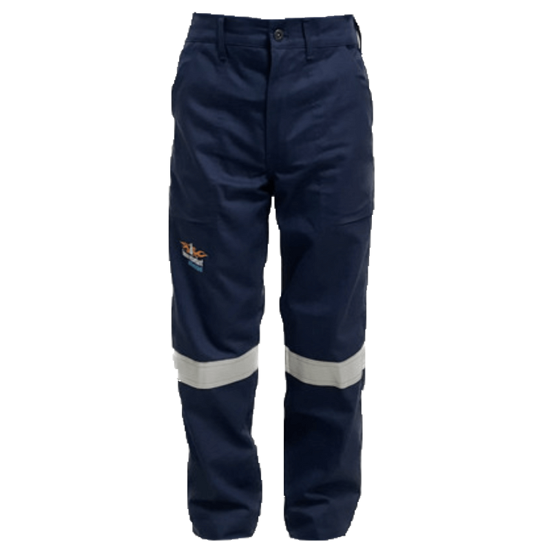 Flame Retardant & Acid Resistant Overall Pants with Reflective Tape - Size 44