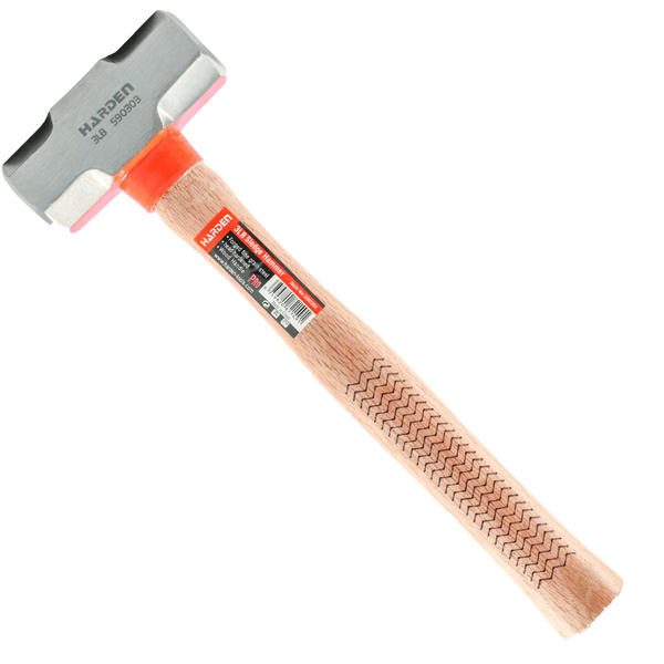 Ruwag Harden Sledge Hammer - 3 lb (1.4 kg) with Oak Wood Handle