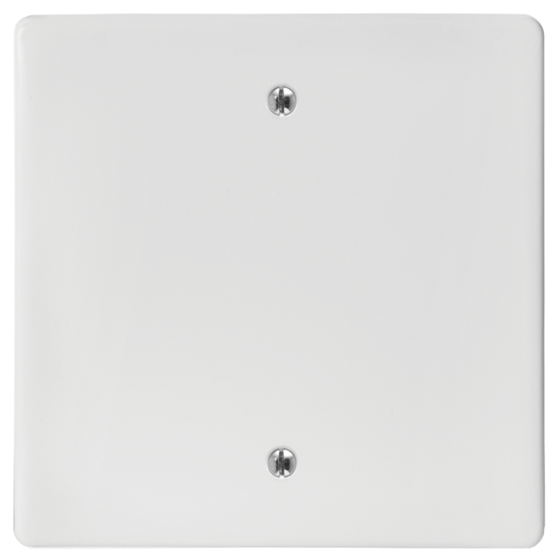 Crabtree Classic Blank Cover Plate - 4×4, White