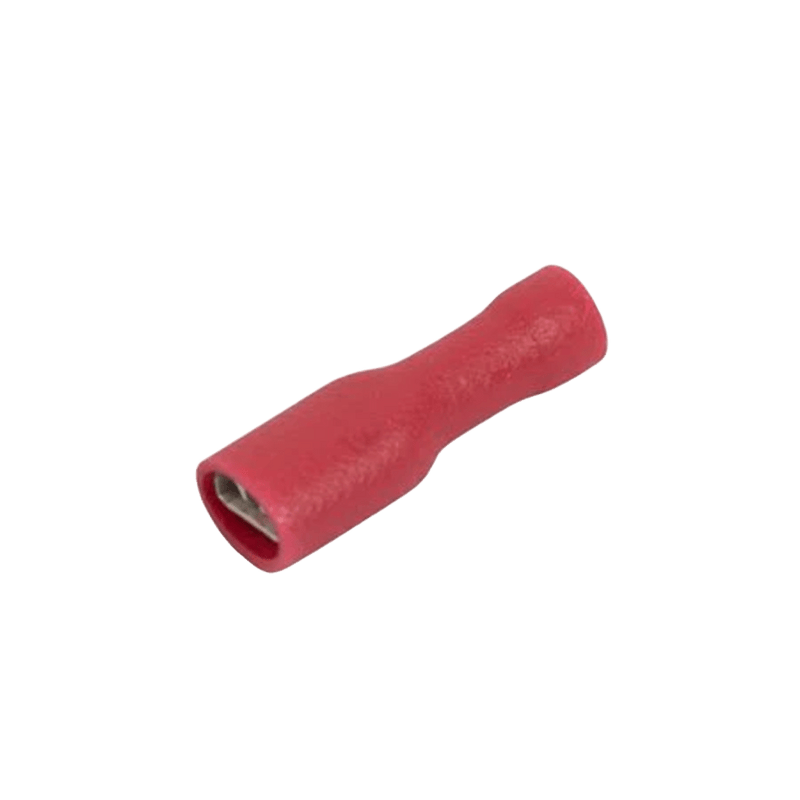 Fully Insulated Twin Female Disconnect Lug - Red