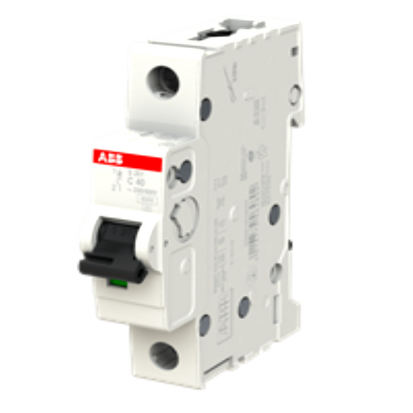 ABB 40 A 1‑Pole MCB - C‑Curve, 10 kA, DIN Rail Mount