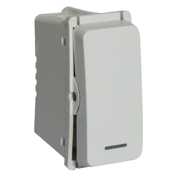 Veti 1 - Intermediate Module Switch No Locator White