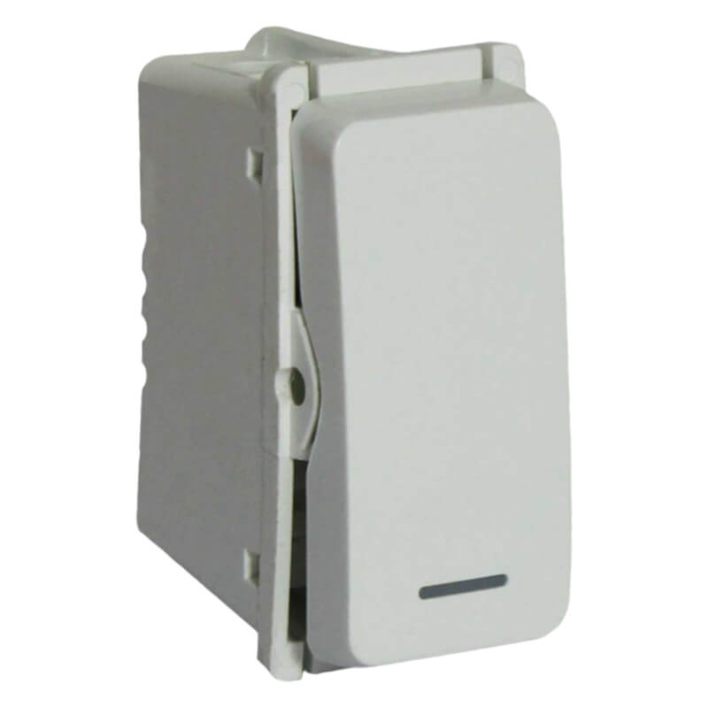 Veti 1 - Intermediate Module Switch No Locator White