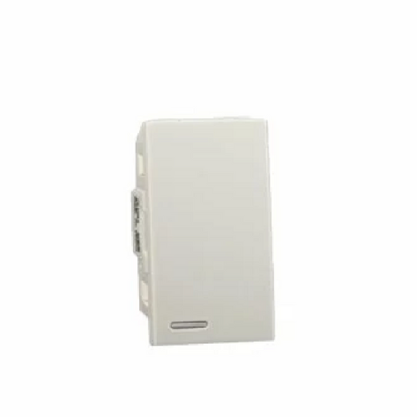 Legrand Ysalis Bell Press - 1 Module, White