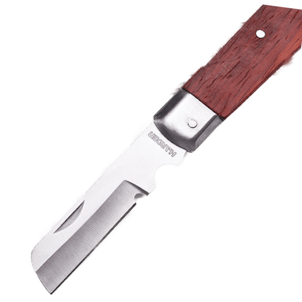 Ruwag Harden Straight Fold‑Out Knife - 205 mm, Wood Handle
