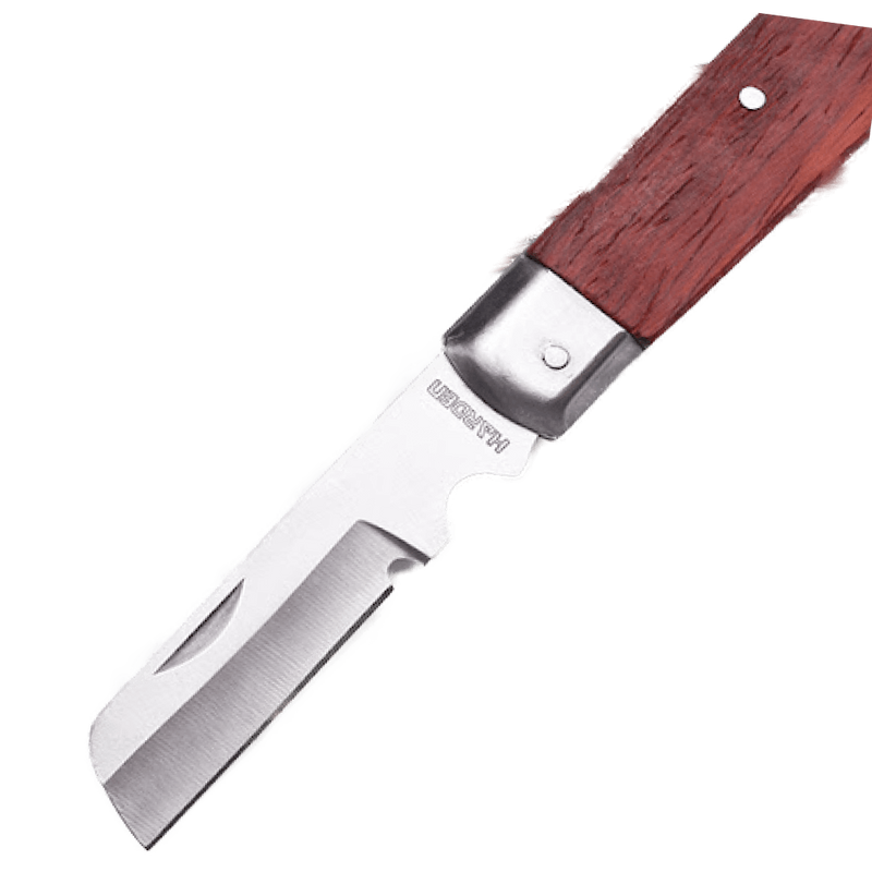 Ruwag Harden Straight Fold‑Out Knife - 205 mm, Wood Handle