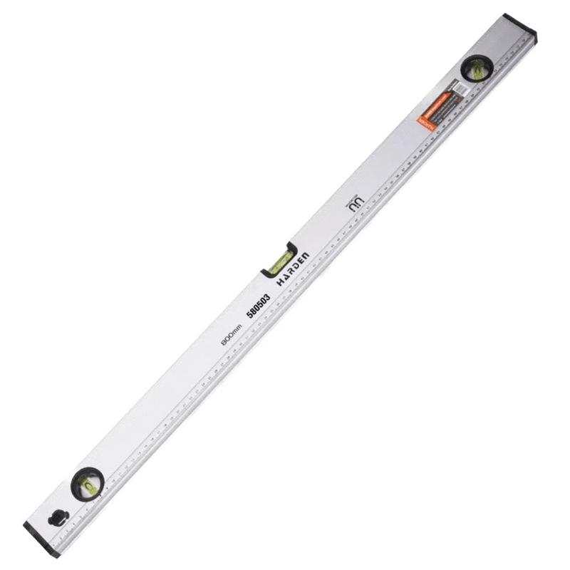 Ruwag Harden Classic Spirit Level - 300 mm Aluminium, 3 Vials (Magnetic)