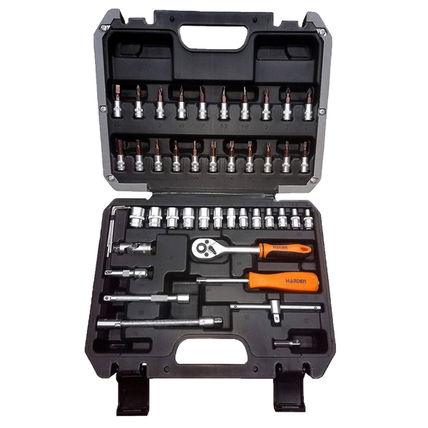 Ruwag Harden 46‑Piece ¼″ (6.3 mm) Drive Socket Set