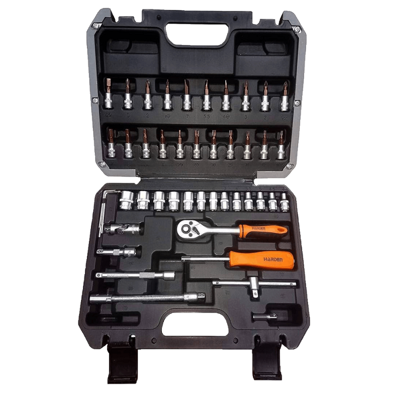 Ruwag Harden 46‑Piece ¼″ (6.3 mm) Drive Socket Set