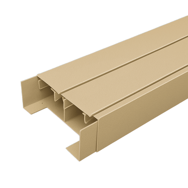 N8/P801 Plinth Skirt - 2 Compartment, Complete with Covers, 3m, Carrier Beige