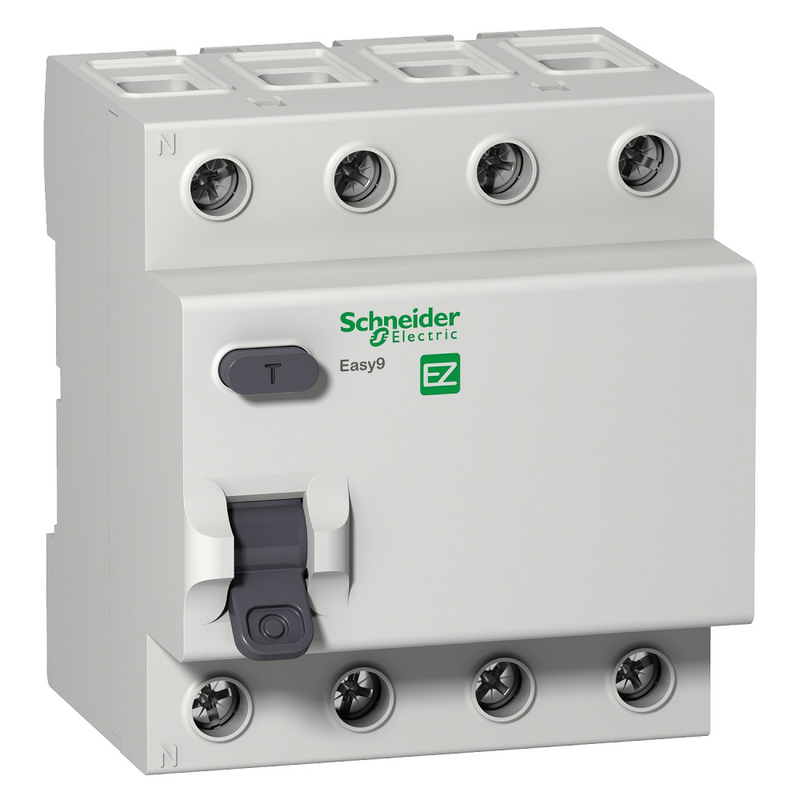 Schneider Easy9 Residual Current Circuit Breaker 4P 63 A 30 mA AC