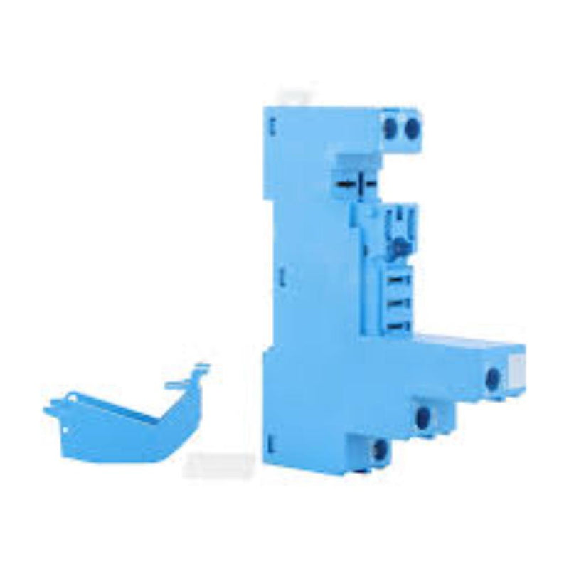Finder 1CO Relay Base with Clip - DIN Rail Mount
