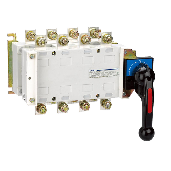 Chint Changeover Switch - 160A, 4 Pole, with Extension Handle