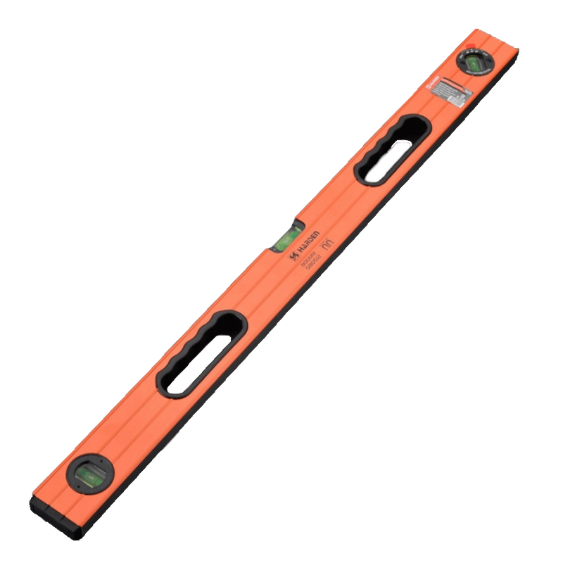 Ruwag Harden Pro Spirit Level - 800 mm Aluminium, 3 Vials (Magnetic, Orange)