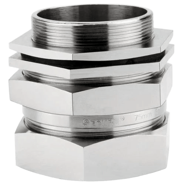 Size 6 Metal Compression Gland 63mm