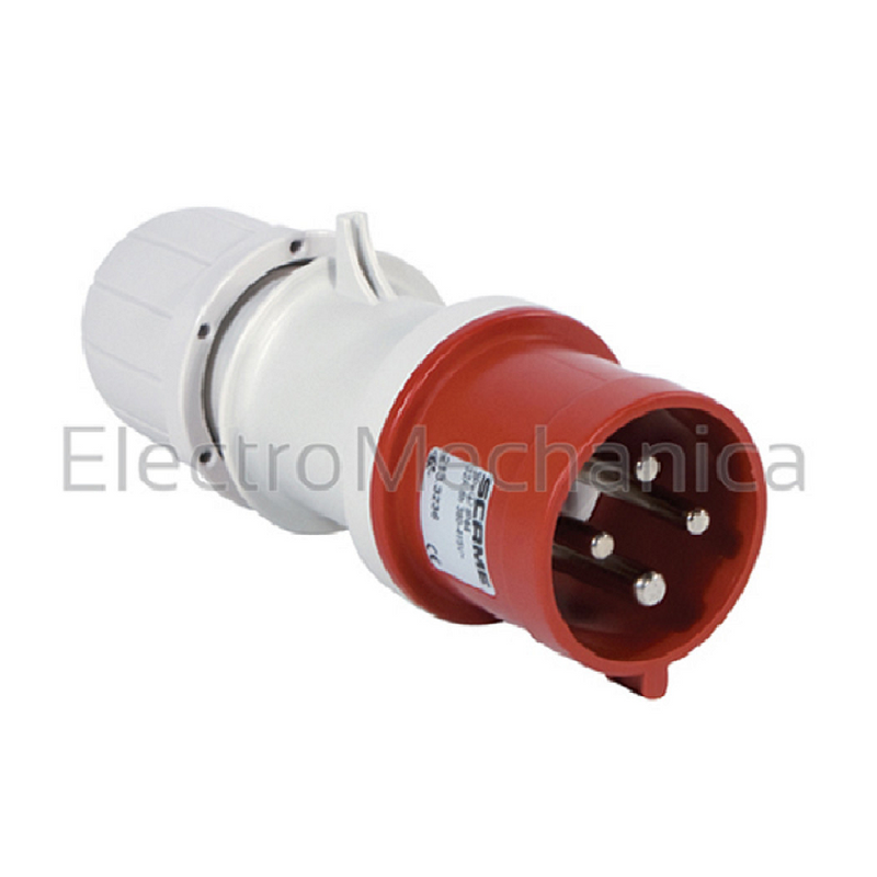 Scame CEE Plugtop Male - 63 A, 4‑Pin, IP67, 400 V AC