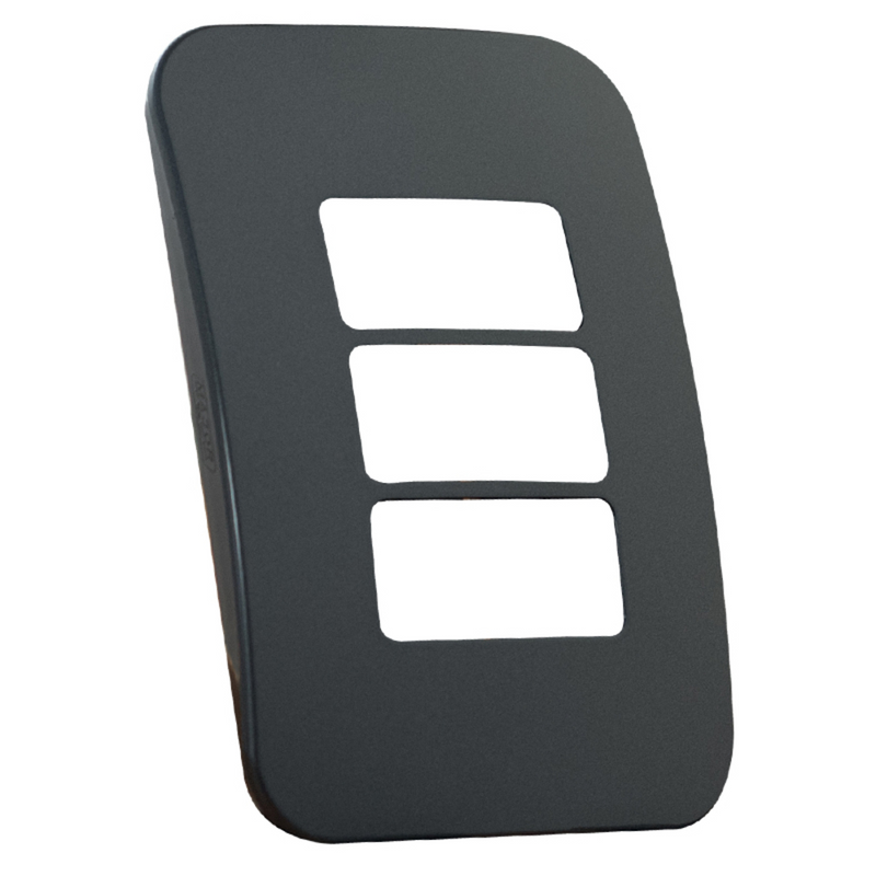Veti 1 - Three Single Module Horizontal Cover Plate