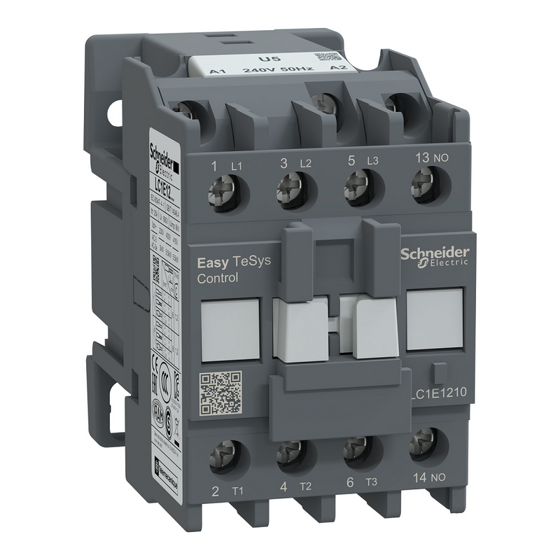 Schneider Contactor - 3P 12A TVS (1NO, 5.5kW, 220V Coil)