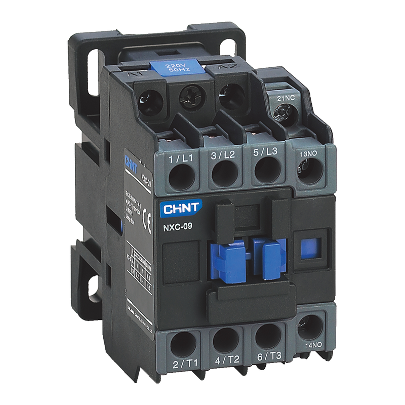 Chint Contactor - 9A 3P (3NO Main + 1NO+1NC Aux), 220V, 4kW