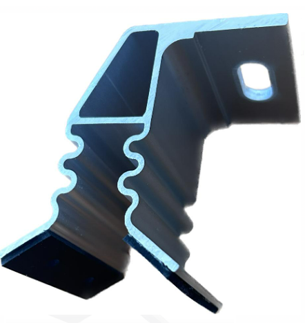 LX Solar - Corrugated Mount Bracket (Flat Top + EPDM, M6 × 4 Holes)
