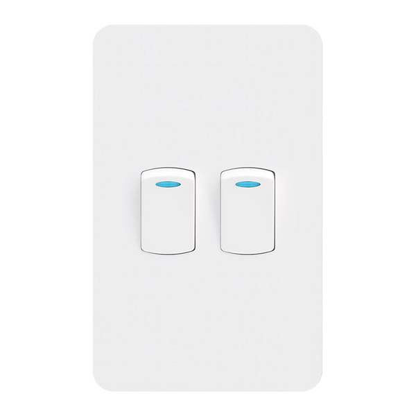 Chint Condere 2 Lever 1-Way Switch - 4×2