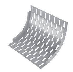 Light Duty Cable Tray - 305mm Internal Bend Riser (PG Perforated)
