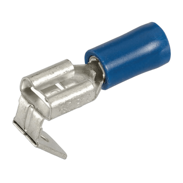 Insulated Blue Piggyback 6.3mm