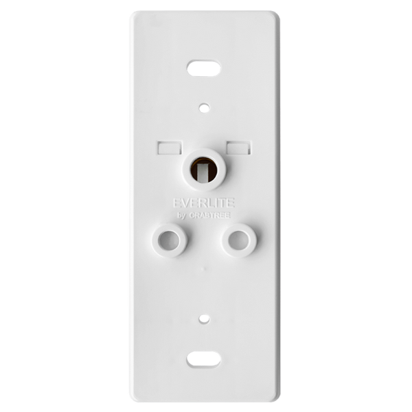 Crabtree Classic Single 6A Socket - 3‑Pin, 2×4 Yoke